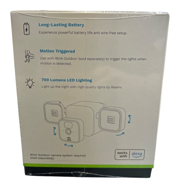 NEW Blink Floodlight Mount - for Blink Outdoor Cameras - Black - SEALED - Picture 2 of 5